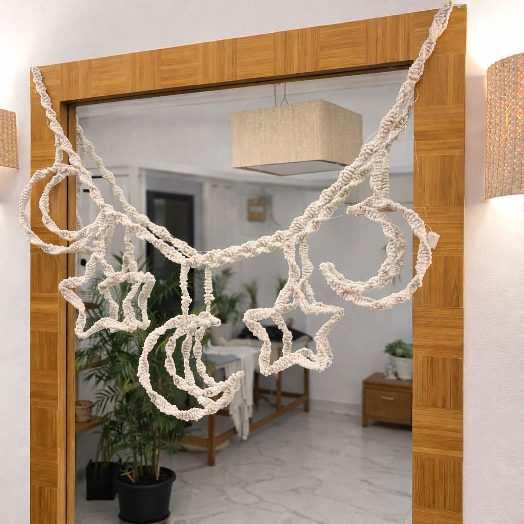 Moon & Najma Macramé Wall Hanging