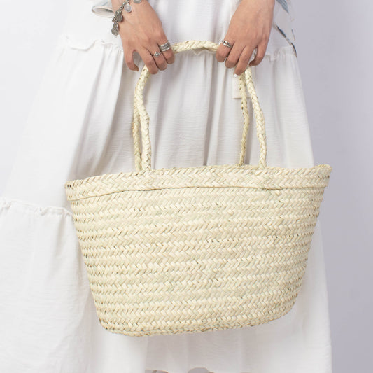 rectangular woven bag