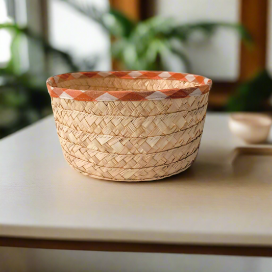 Colored snacks plate