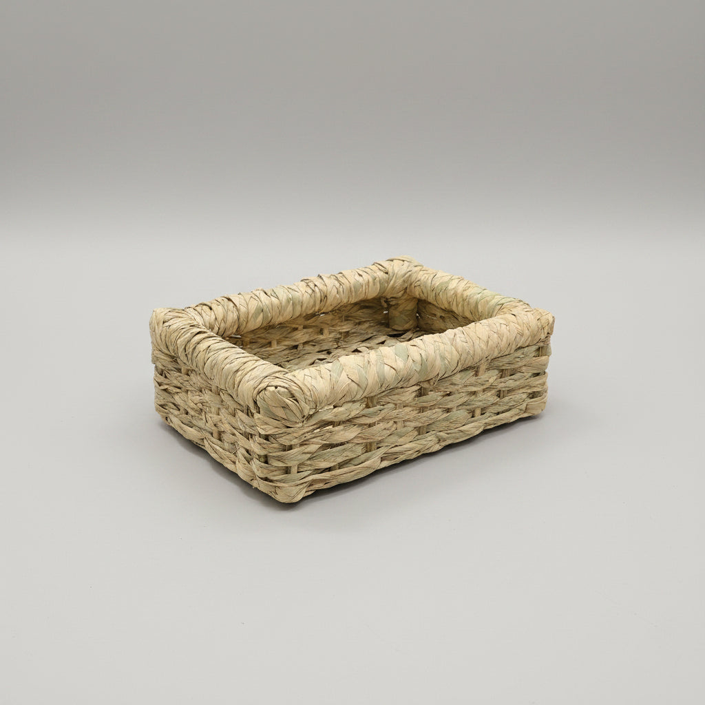 Handwoven Palm Organizer Tray