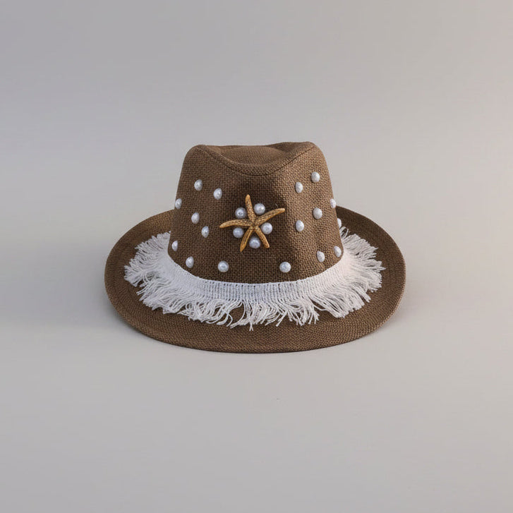 Seaside Fedora Hat - Chocolate