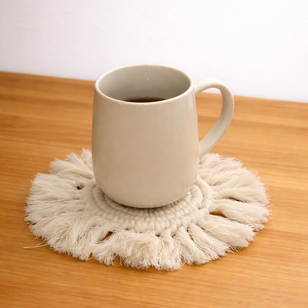 BAYT Macramé Round Coaster