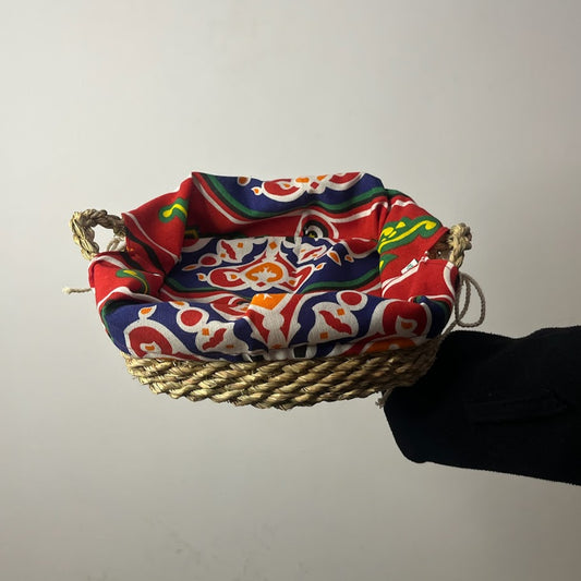 Halfa multipurpose serving plates - Red Khayamiya