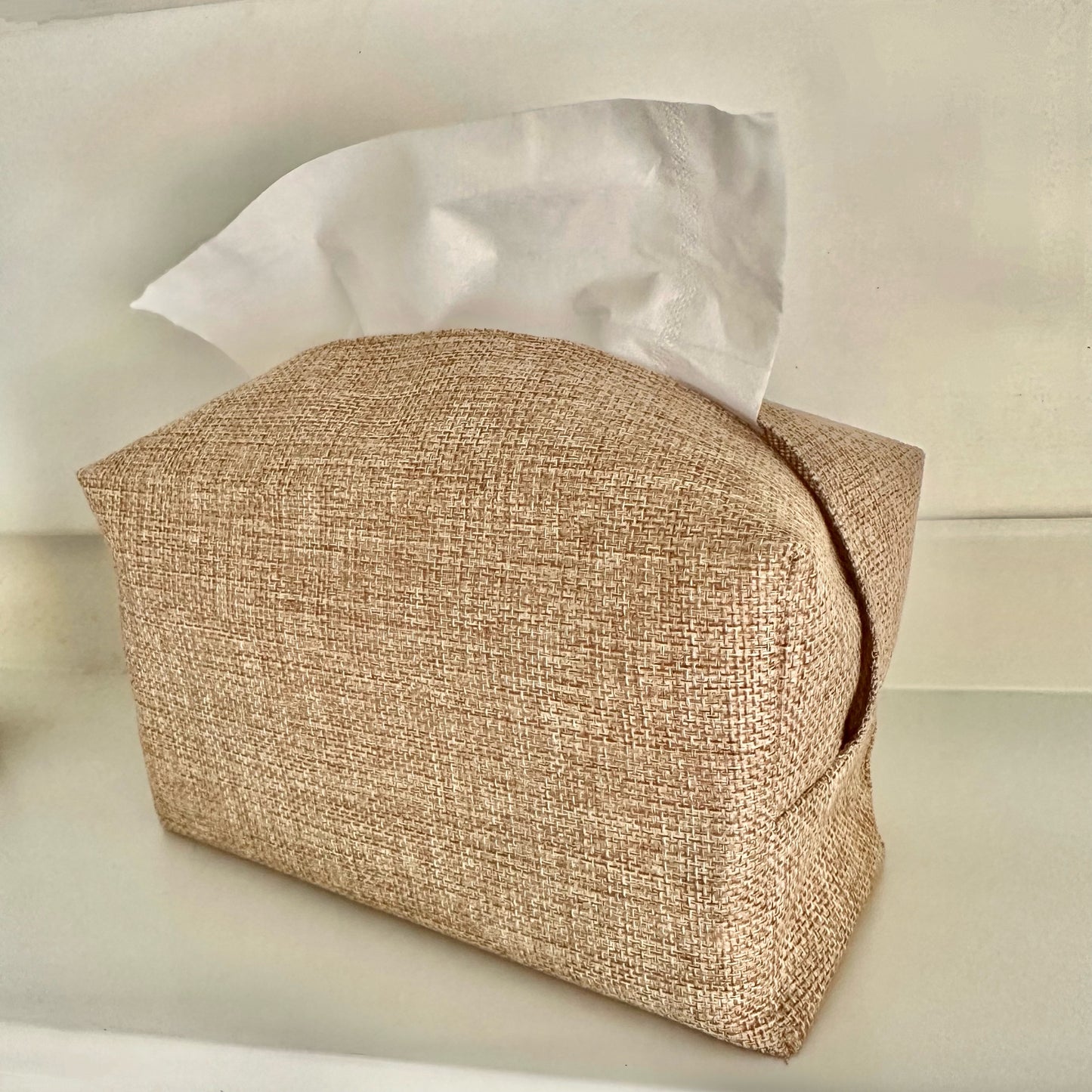 Jute tissue box cover - Set