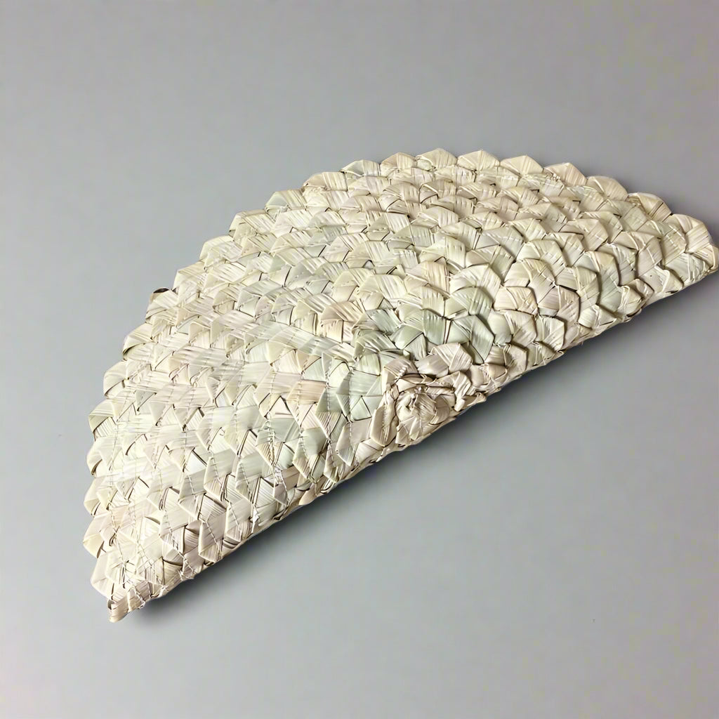 Wavy half moon clutch