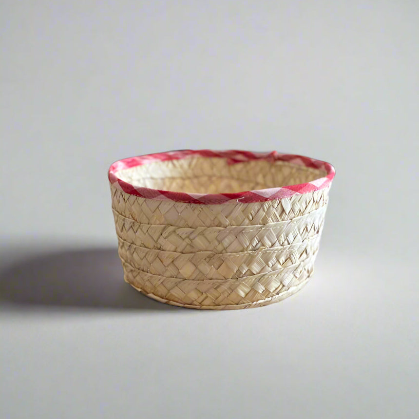 Colored snacks plate