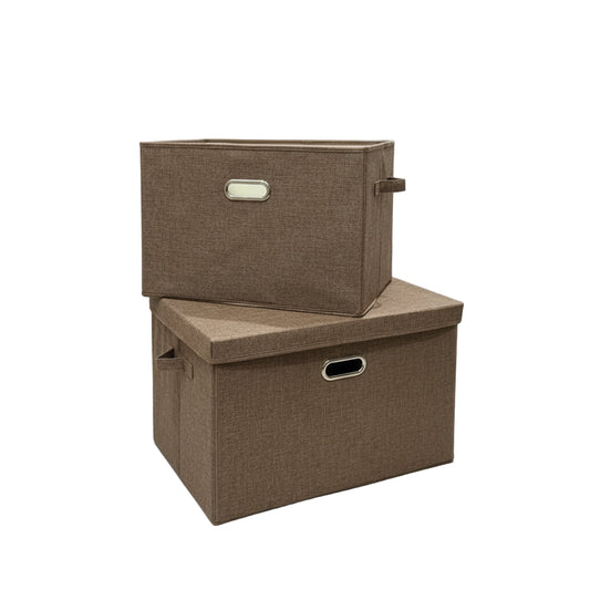 Brown Foldable Storage Box