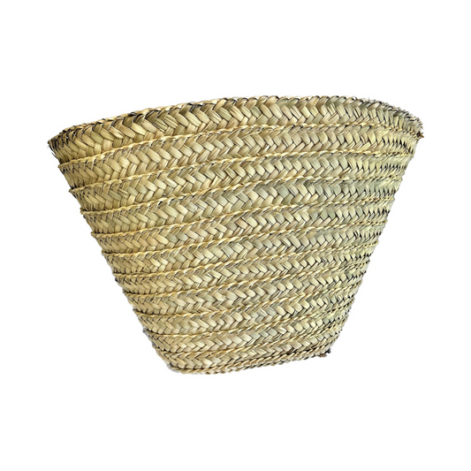 Light braid raw beach bag