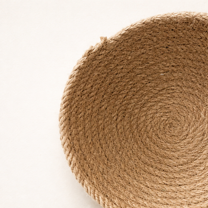 Gathering Trio nesting jute bowls, view 4 — Khoos
