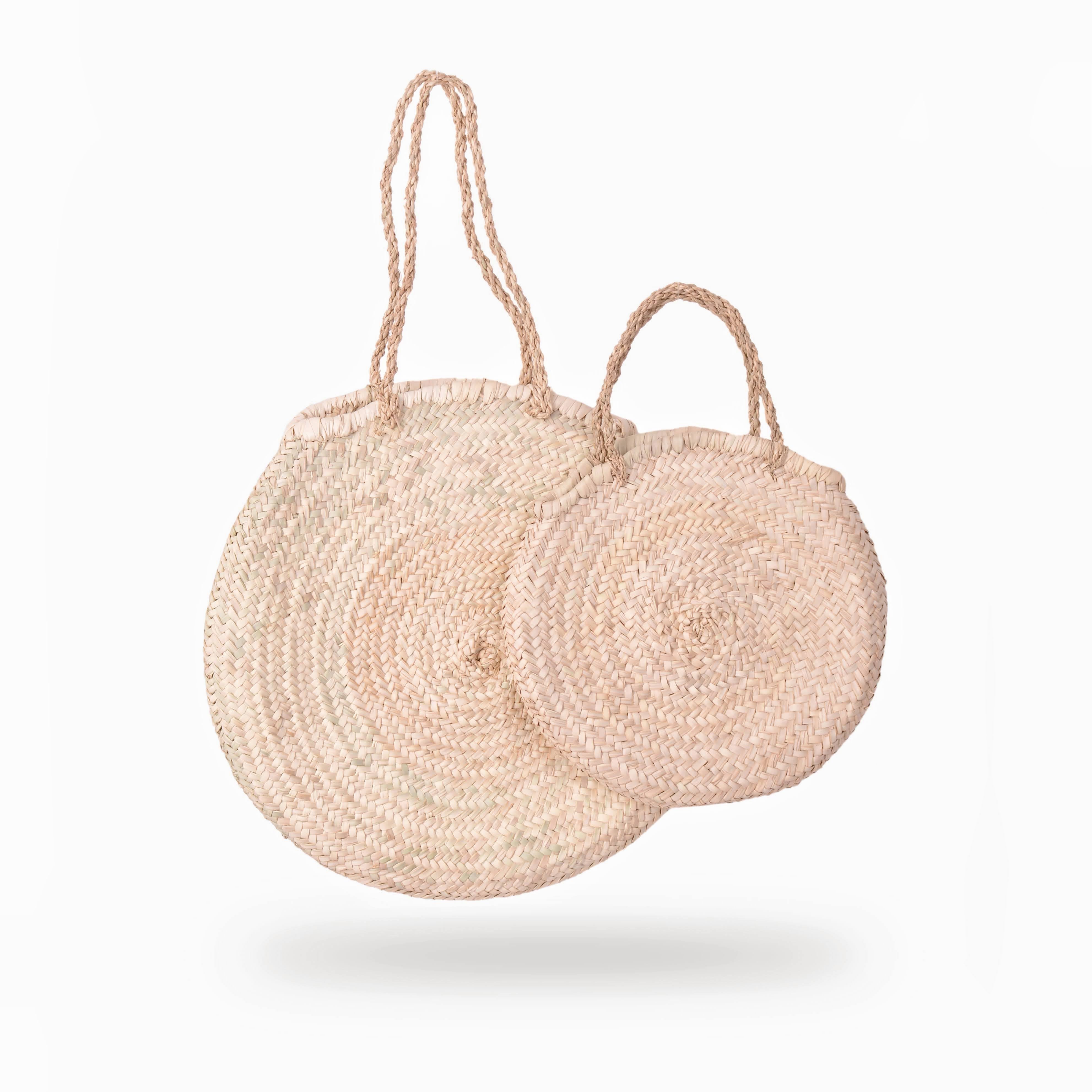 Round weave bag hot sale