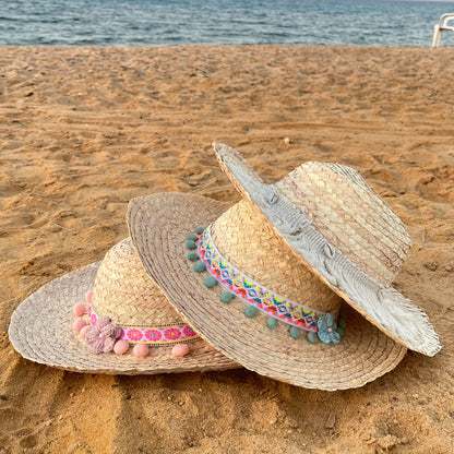 White fringes hat