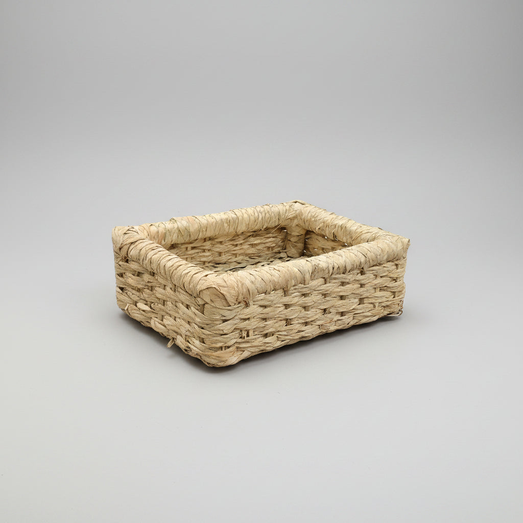 Handwoven Palm Organizer Tray