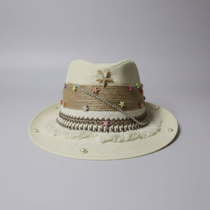 Seaside Fedora Hat - Off-white