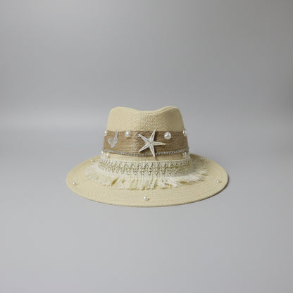 Seaside Fedora Hat - Beige