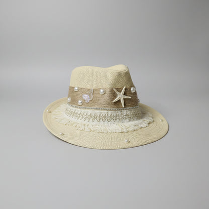 Seaside Fedora Hat - Beige