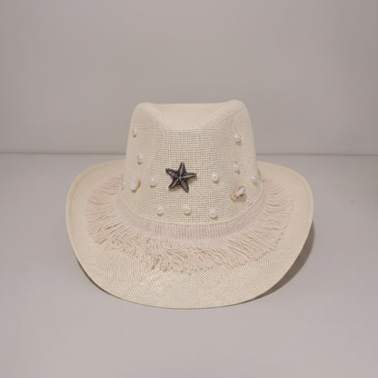 Seaside Fedora Hat - Off-white
