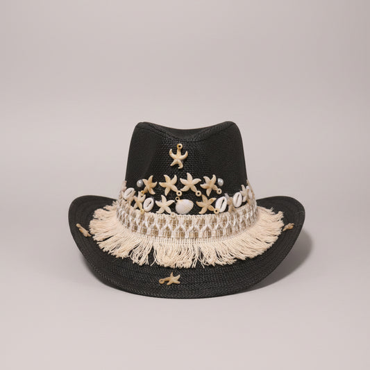 Seaside Fedora Hat - Black
