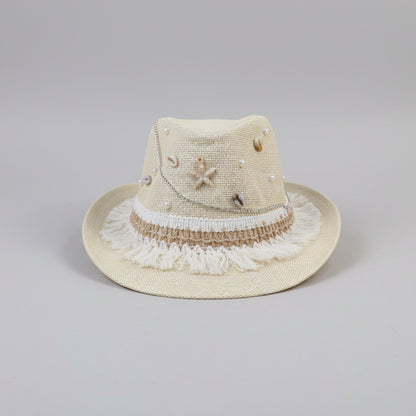 Seaside Fedora Hat - Beige
