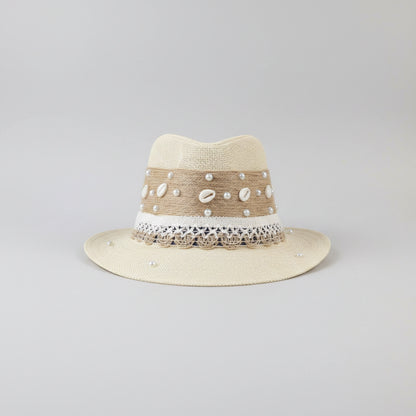 Seaside Fedora Hat - Beige