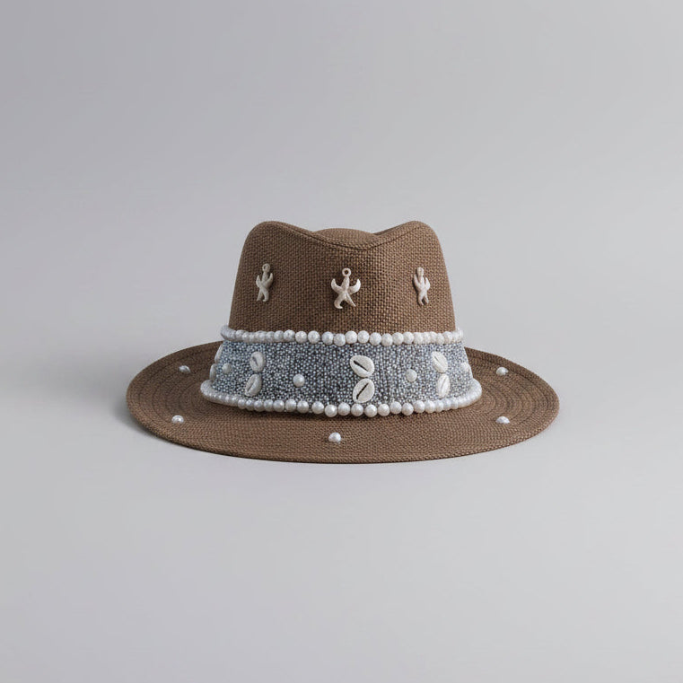 Seaside Fedora Hat - Chocolate