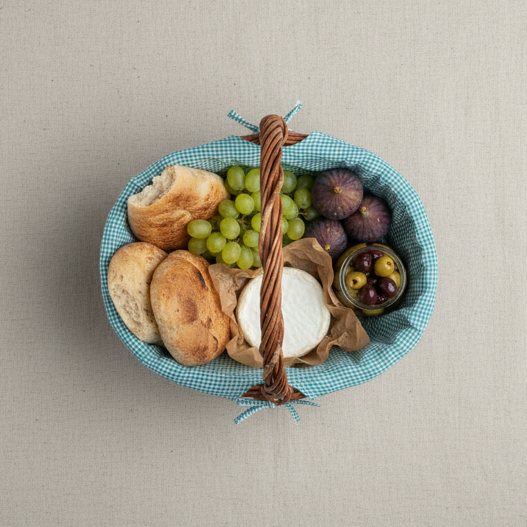 NEST Oval Willow Basket with Lining