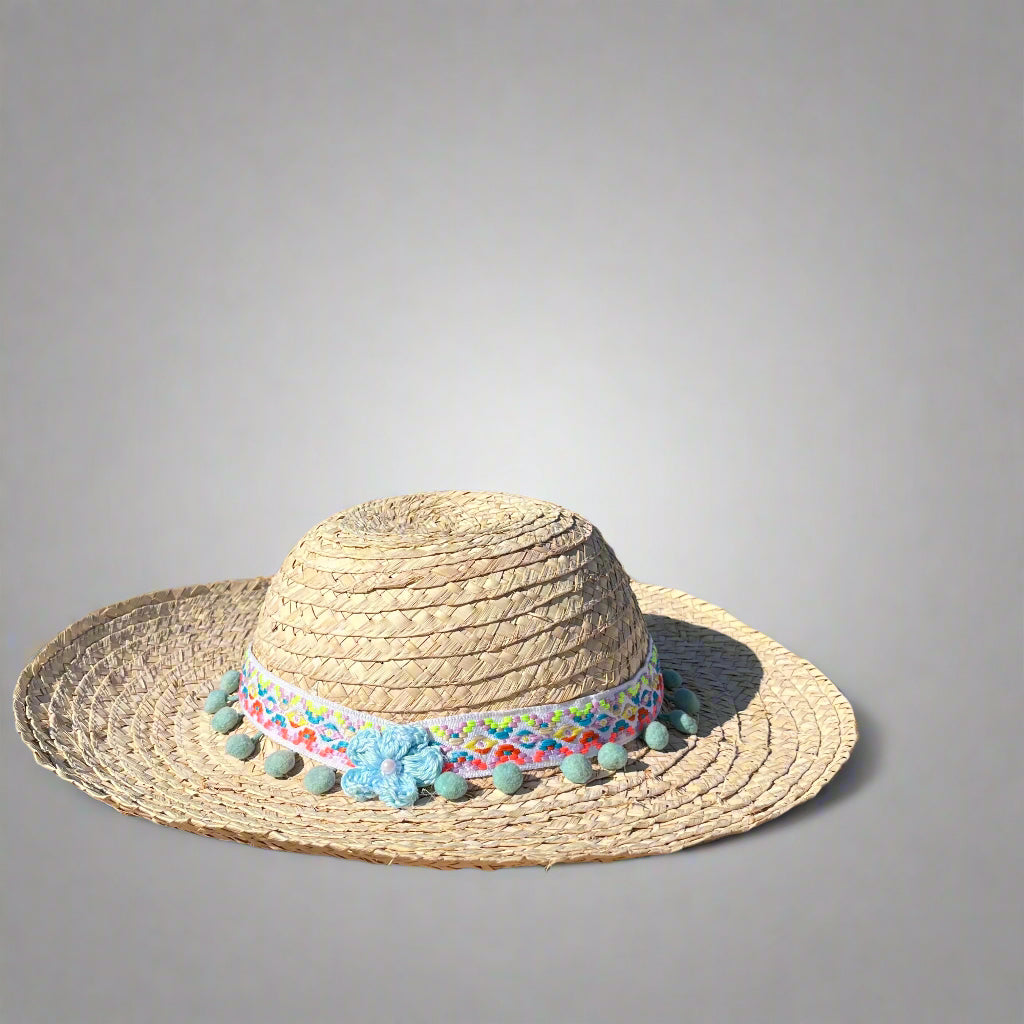 Aqua bloom hat