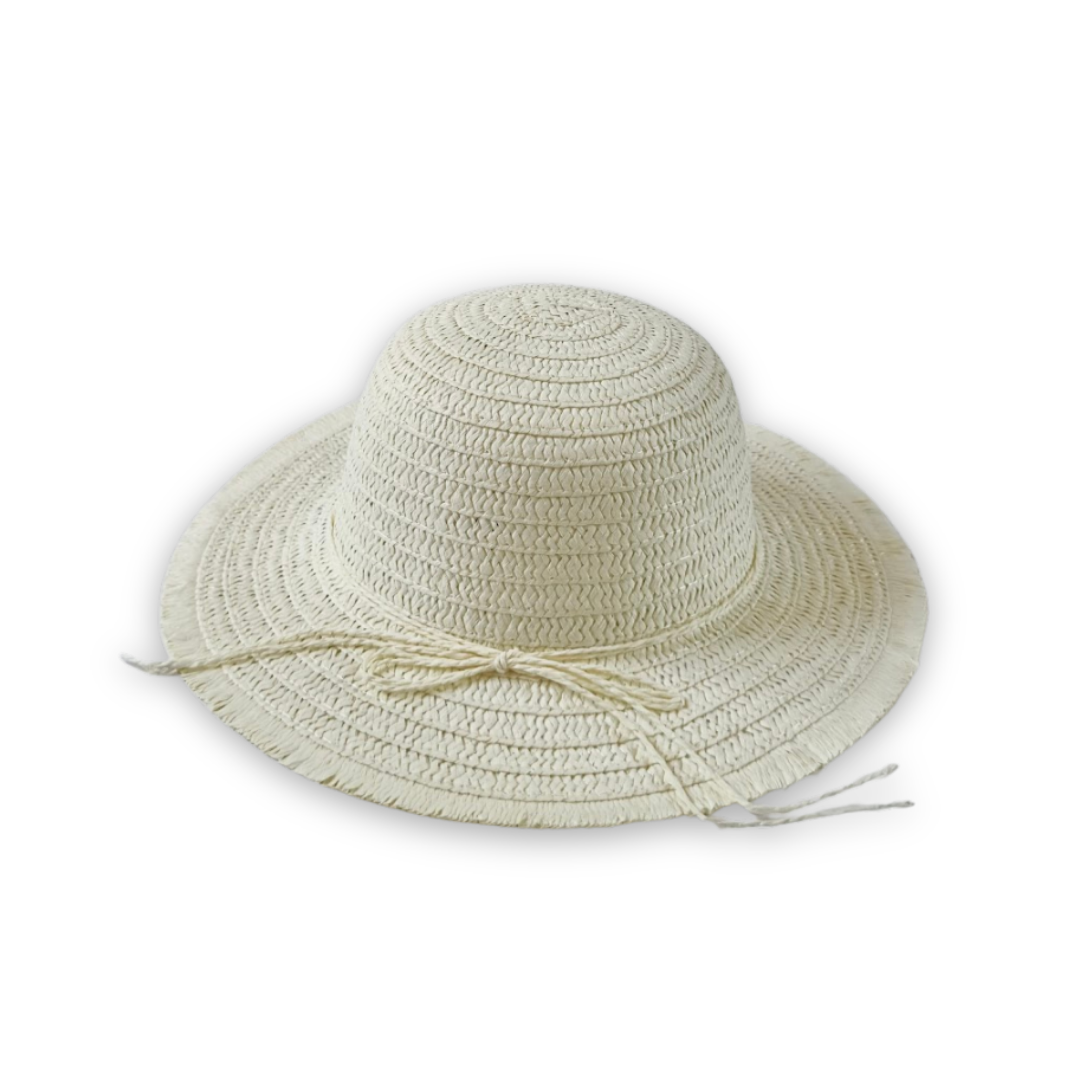 Floppy beach hat with fringes (Kids)