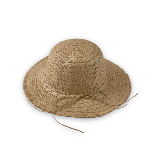 Floppy beach hat with fringes (Kids)