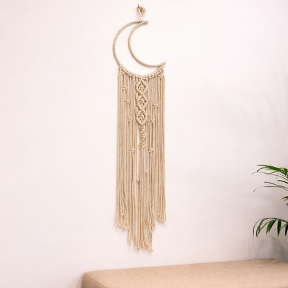 Moon Macrame Wall Hanging