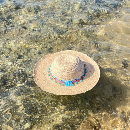 Aqua bloom hat