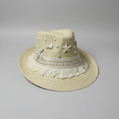 Seaside Fedora Hat - Beige