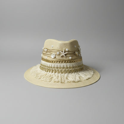Seaside Fedora Hat - Beige