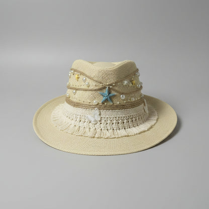 Seaside Fedora Hat - Beige