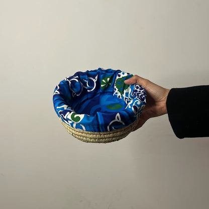 Plain plates - Blue Khayamiya - 20cm