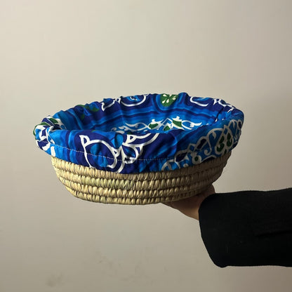 Plain plates - Blue Khayamiya - 30cm