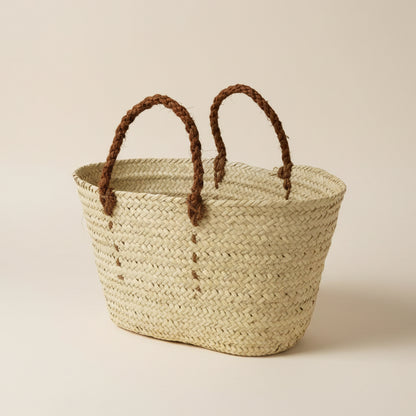 Palm leaves carryall bag
