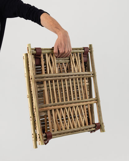 Ala al-Ard woven table and chair set, view 3 — Khoos