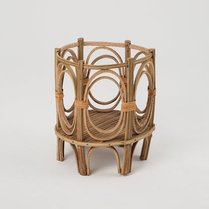 Hayah handwoven palm planter basket — Khoos