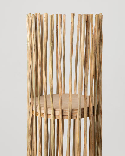Twist woven pendant light, view 6 — Khoos