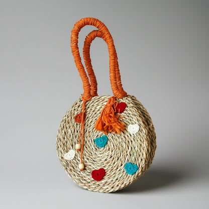 Halfa Round Bag Orange Joy