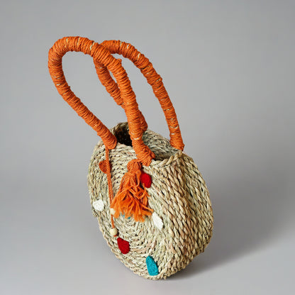 Halfa Round Bag Orange Joy