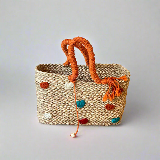 Halfa rectangular bag – Orange Joy