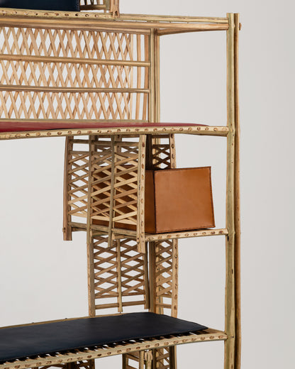 Shades woven shelving unit, view 7 — Khoos