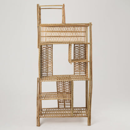Shades handwoven open shelving unit — Khoos