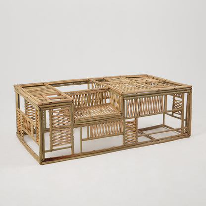 Shades Mondrian handwoven side table — Khoos