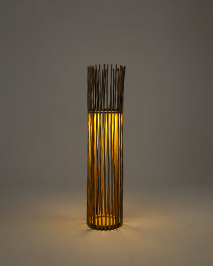 Twist woven pendant light, view 4 — Khoos