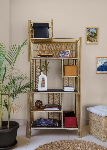 Shades woven shelving unit, view 4 — Khoos
