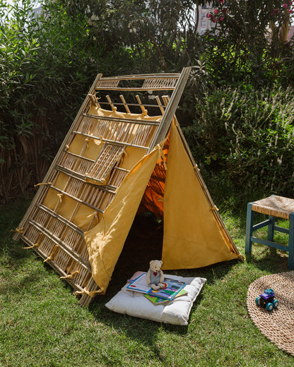 Nawa woven play tent, view 2 — Khoos