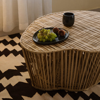 Al Rayan woven side table, view 3 — Khoos