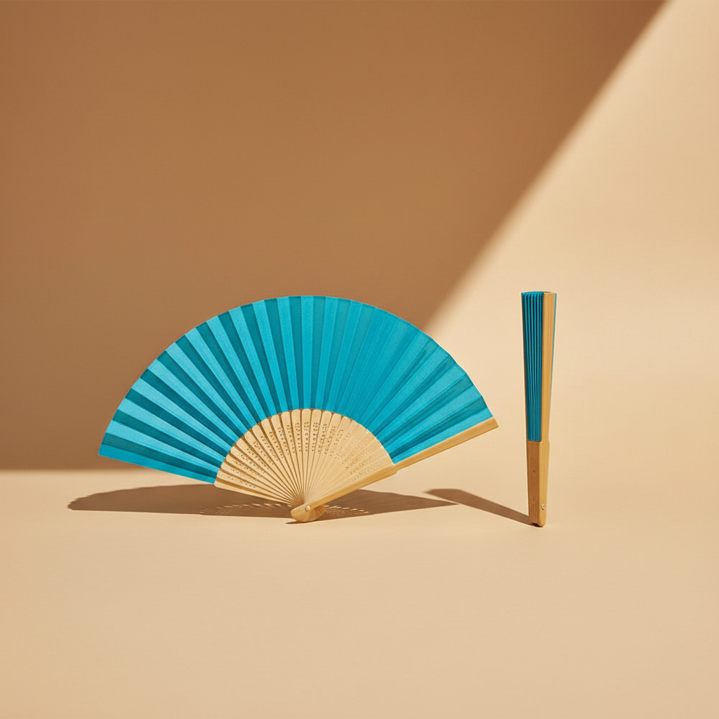 Breeze folding hand fan, handmade in Egypt by Khoos
